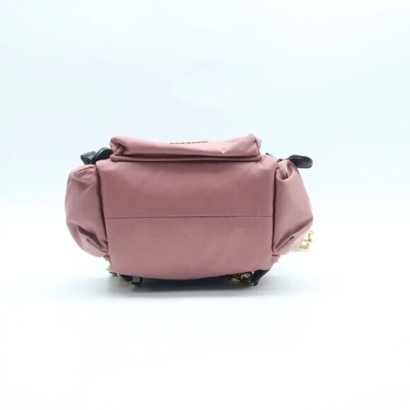 100% Authentic Burberry Rucksack Pink Nylon Backpack 747-08424 - Picture 5 of 12